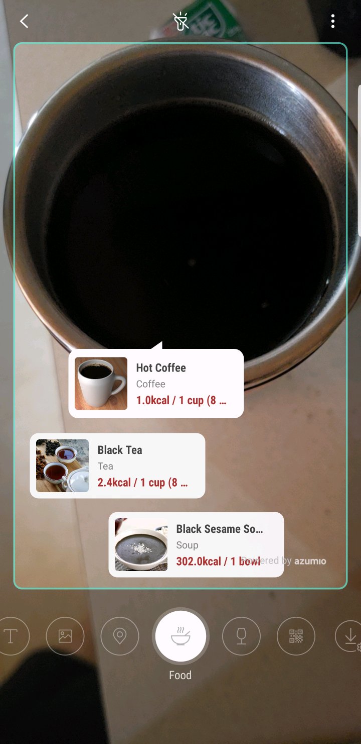 Bixby Vision "Food" r/loseit